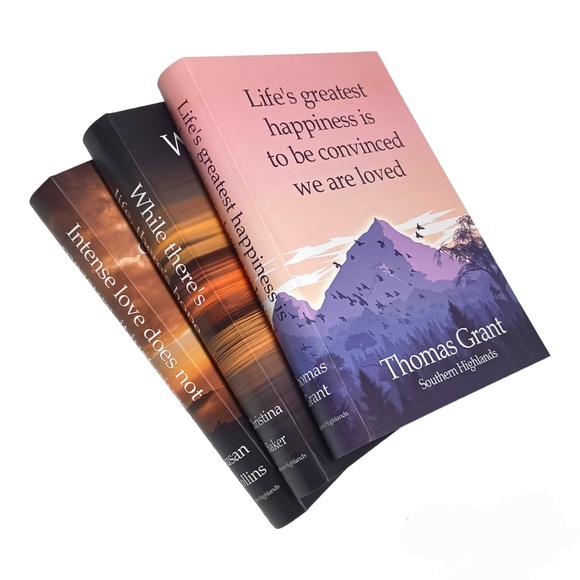 Southern Highlands 3 Pcs Decorative Hardcover Books for Home Decor New in Box - Picture 2 of 10